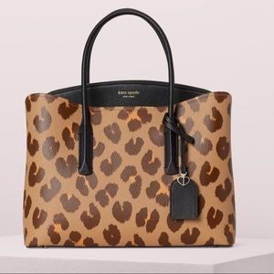 Kate Spade Margaux Leopard Print Satchel